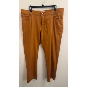 Marco Pescarolo Napoli Merano M18 Burnt Orange Pants Mens Size 56 IT 38 US